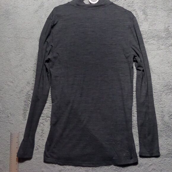 Spyder Active 1/4 Zip Base layer Pullover Dark Gray Men's Size Large SPM834A - Picture 5 of 10